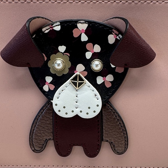 Kate Spade Pink Crossbody Bag with Dog Design - Picture 4 of 10